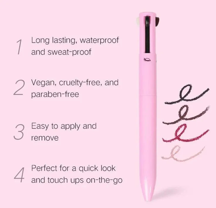 ChicBlend All-in-One Glam Pen (Eye Liner, Brow Liner, Lip Liner & Highlighter), with Free Home Delivery