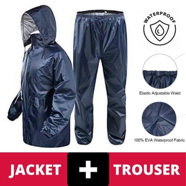 Luxury Waterproof Rainwear Set – Elegant All-Weather Protection for Men & Women